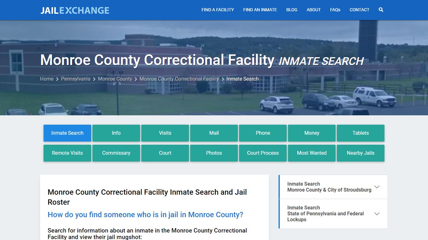 Monroe County Correctional Facility Inmate Search - Jail Exchange